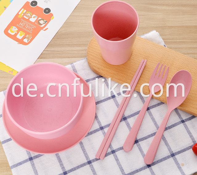 Wheat Straw Dinnerware Set